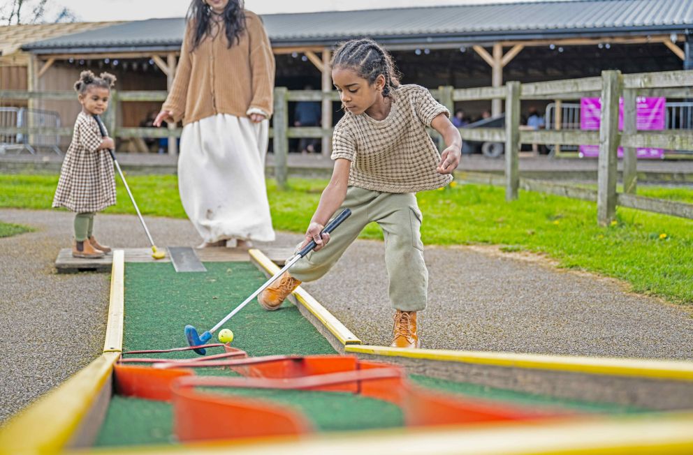 Crazy Golf at Mead Open Farm