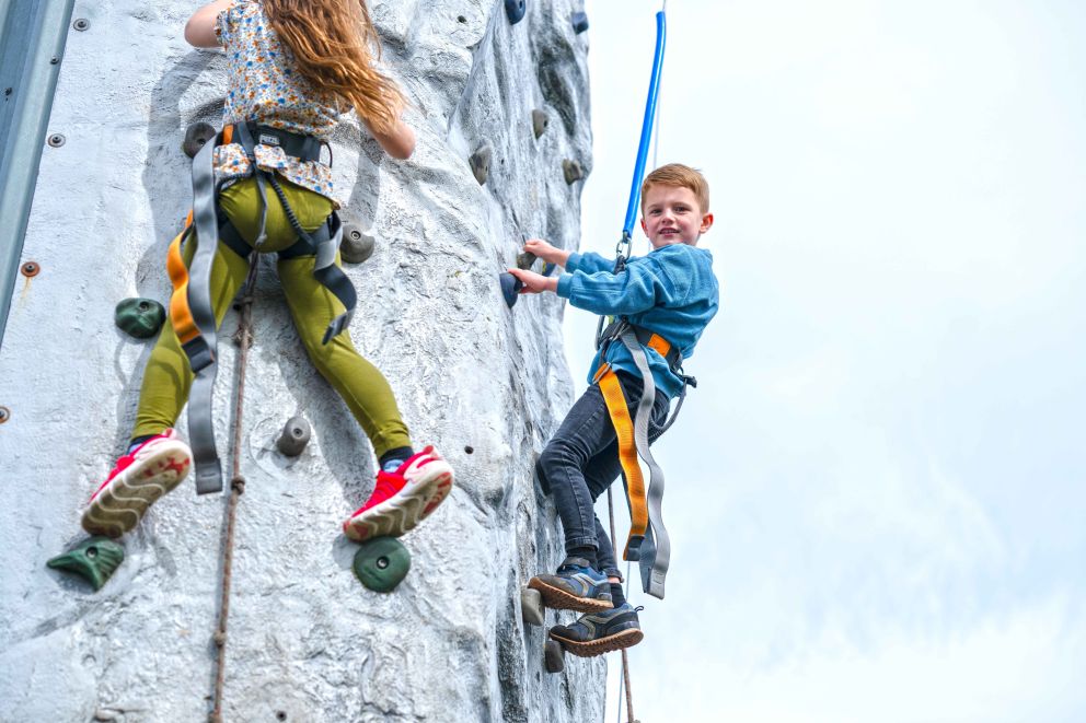 Rock Climbing Wall at Mead Open Farm