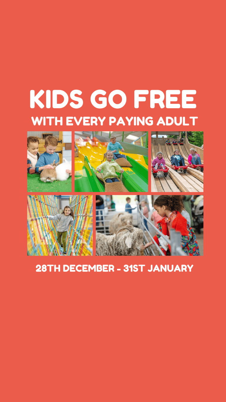 Kids Go Free at Mead Open Farm 28th December to 31st January